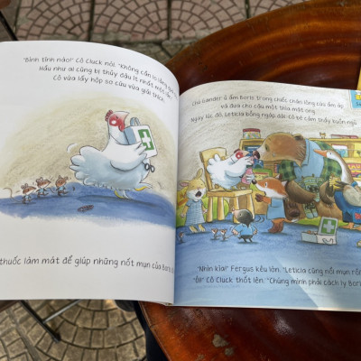 [Combo 2 cuốn NGÀY ĐẦU ĐẾN TRƯỜNG] (in màu toàn bộ) BORIS GIẢI CỨU BUỔI BIỂU DIÊN - BORIS BỊ THỦY ĐẬU - Carrie Weston, Tim Warnes – Nhã Nam – bìa mềm