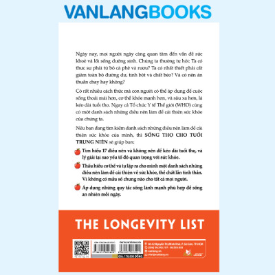 Sống Thọ Cho Tuổi Trung Niên - Vanlangbooks