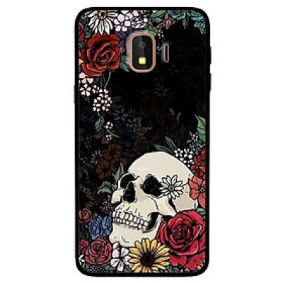 Ốp lưng dành cho Samsung J2 Core - J4 2018 - J2 Pro mẫu Họa Tiết Hoa Đầu Lâu