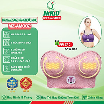 Máy massage ngực Ming Zhen Nikio MZ-AM002 - Tăng size hiệu quả, Nhiệt sưởi ấm kích thích phát triển