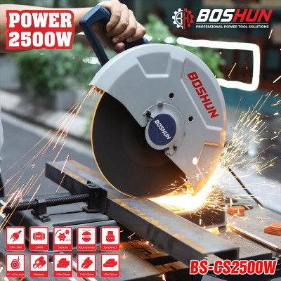 Máy Cắt Sắt Bàn Boshun - BS-CS2500W - Công Suất 2500W - Đường Kính Đĩa 355mm - Động Cơ Lõi Đồng - Bảo Hành Chính Hãg