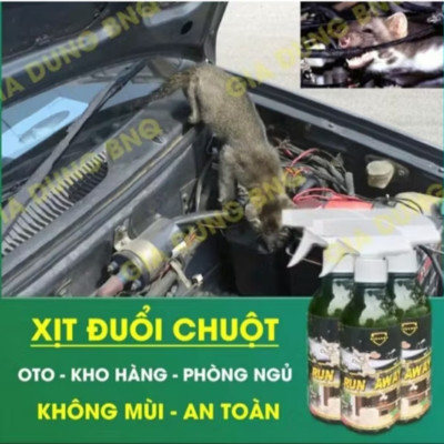 CHAI THẢO MỘC XỊT ĐUỔI HẾT SẠCH CHUỘT AN TOÀN CHẤT LƯỢNG