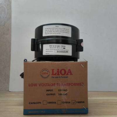 Biến Áp Đổi Nguồn Hạ Áp 1P - 1.5kVA Lioa DN015