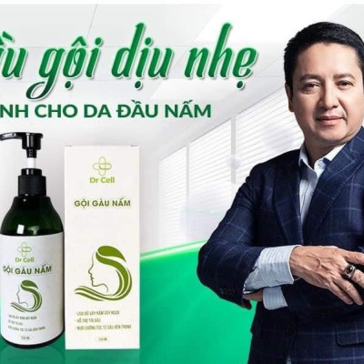 Gội Gàu Nấm Dr Cell 250ml hỗ trợ làm sạch gàu nấm da đầu dưỡng tóc hỗ trợ mọc tóc con giảm rụng tóc - Hàng Chính Hãng