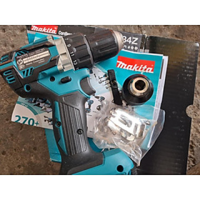 BỘ MÁY KHOAN MÁY VẶN VÍT DÙNG PIN 18V (DDF484＋DTD153) MAKITA DLX2189T (02 PIN 18V  01 ĐẾ SẠC NHANH ) - HÀNG CHÍNH HÃNG