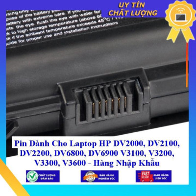 Pin dùng cho Laptop HP DV2000 DV2100 DV2200 DV6800 DV6900 V3100 V3200 V3300 V3600 - Hàng Nhập Khẩu MIBAT233