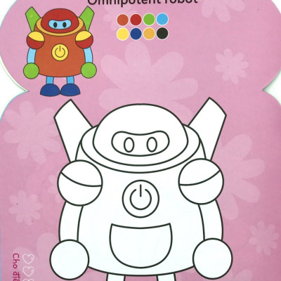 Tô Màu Hoàng Tử Ếch - Thế  Giới Robot