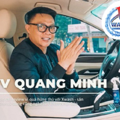 [CHÍNH HÃNG] 2 CHAI 500ML: XWash - Xịt tẩy rửa, khử mùi nội thất ô tô KHÔNG HÓA CHẤT - Tặng khăn lông cừu cao cấp