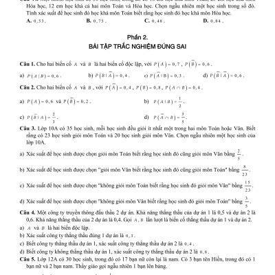 Sách - Tuyển Tập 3 Chủ Đề Hay Và Khó Xác Suất Có Điều Kiện Một Số Yếu Tố Của Lý Thuyết Đồ Thị