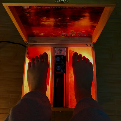 HỘP XÔNG CHÂN ĐÁ MUỐI HIMALAYA