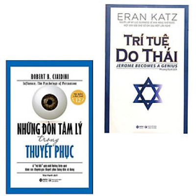 Combo 2 cuốn: Những Đòn Tâm Lý Trong Thuyết Phục + Trí Tuệ Do Thái ( Bộ sách tư duy-kỹ năng-thuyết phục hàng đầu)
