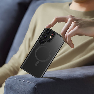 Ốp lưng nhám sạc từ tính cho Samsung S25 Ultra , S24 Ultra hiệu Likgus PC Ultra-thin Frosted Magnetic Case - Hàng nhập khẩu