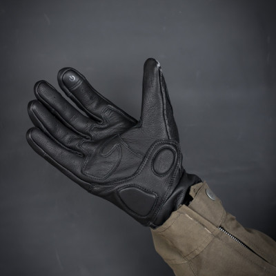  Găng Tay Da Dê Bảo Hộ Lái Moto, Xe Máy LS2 RUST MAN LEATHER DÀI NGÓN - GARA20