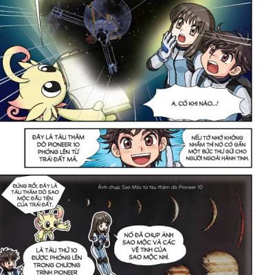 Truyện tranh manga Nhiệm Vụ Khoa Học Kỳ Bí tập 9: Bay tới tận cùng vũ trụ!