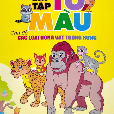 Em Tập Tô Màu - Chủ Đề: Các Loài Động Vật Trong Rừng