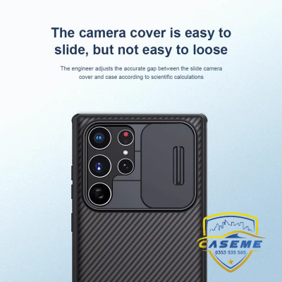 Ốp lưng dành cho Samsung S24 Ultra, Samsung S24 Plus, Samsung S24 hiệu Nillkin Camshiend Pro Case bảo vệ camera, chống vân tay, chống trơn, chống sốc cao cấp - Hàng chính hãng.