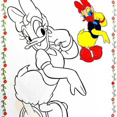 Tô Màu Babies 1 - Donald Và Daisy