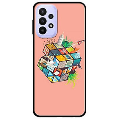 Ốp lưng dành cho Samsung A23 4G - A53 5G - A73 mẫu Rubik Cube