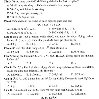 Tuyển Tập Đề Kiểm Tra Định Kì Khoa Học Tự Nhiên Lớp 8 (Dùng Chung Cho Các Bộ SGK Hiện Hành) _HA