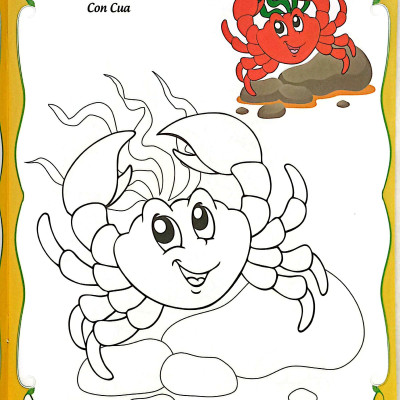 Sách - Bé Tập Tô Màu - Động Vật Dưới Nước