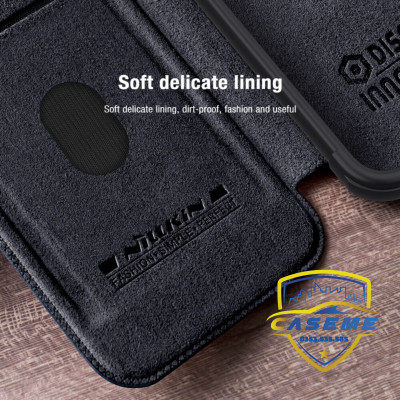 Bao Da Nillkin Qin Pro Dành Cho Samsung Galaxy S24 FE Thiết Kế Sang Trọng, Bảo Vệ Toàn Diện - Hàng Chính Hãng