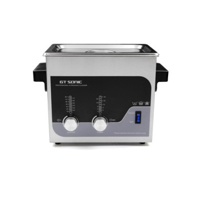 Máy rửa siêu âm GTsonic T3-3 lít công nghệ sóng siêu âm hiện đại, làm sạch nhanh bụi bẩn, dầu mỡ, cặn bám; thích hợp vệ sinh trang sức, kính mắt, đồng hồ, linh kiện điện tử, dụng cụ y tế, phòng thí nghiệm – Hàng chính hãng