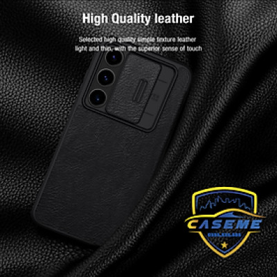 Bao Da Nillkin Qin Pro Dành Cho Samsung Galaxy S24 FE Thiết Kế Sang Trọng, Bảo Vệ Toàn Diện - Hàng Chính Hãng