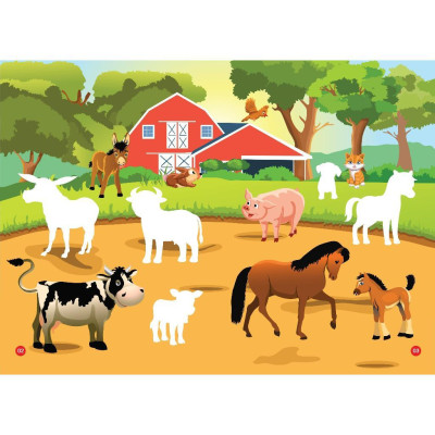 Sách - Sticker Dán Hình Thông Minh - Trong Trang Trại - Việt Thư