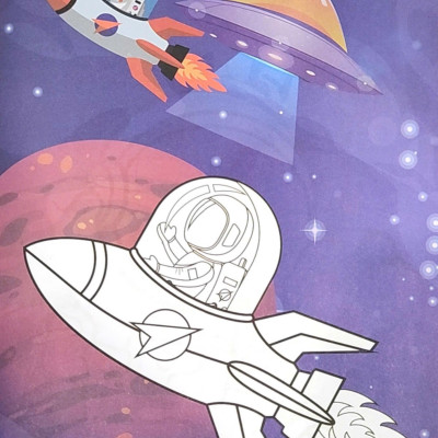 Sách - Bé tô màu - Phi hành gia trên Sao Mộc, Sao Hỏa - Bộ 2 cuốn