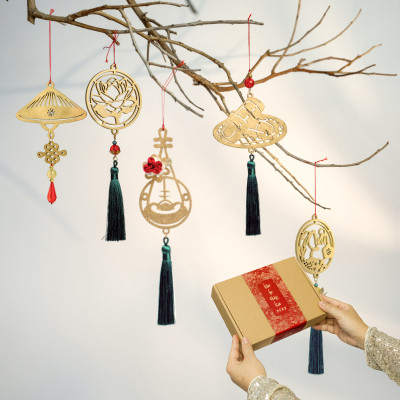 Combo 5 dây treo trang trí Tết cây mai, cây đào Tết Việt - Handmade thiết kế độc quyền