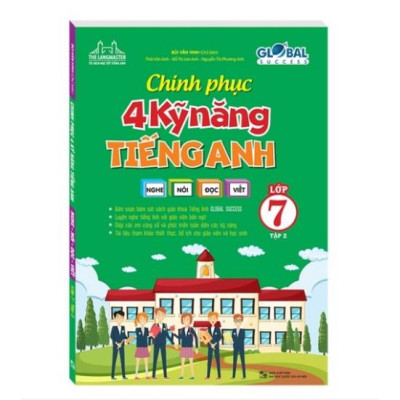 Sách - Combo 3c-GLOBAL SUCESS - Chinh phục ngữ pháp và bài tập & bài tập bổ trợ &Chinh phục 4 kỹ năng tiếng anh lớp 7 t2