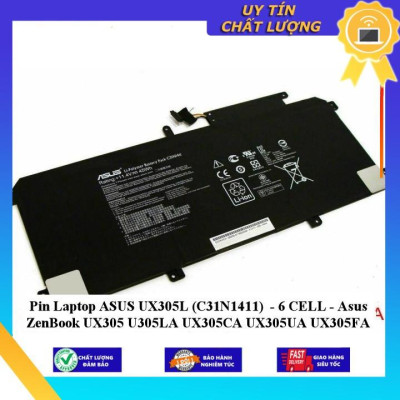 Pin dùng cho Laptop ASUS UX305L (C31N1411) Asus ZenBook UX305 U305LA UX305CA UX305UA UX305FA - Hàng Nhập Khẩu New Seal