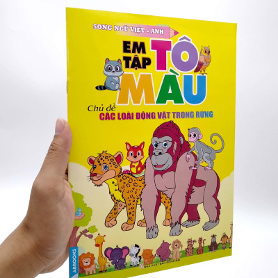 Em Tập Tô Màu - Chủ Đề: Các Loài Động Vật Trong Rừng