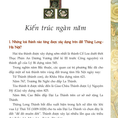 Sách - Kể Chuyện Thăng Long-Hà Nội - Kiến Trúc Ngàn Năm (Tái Bản 2024)