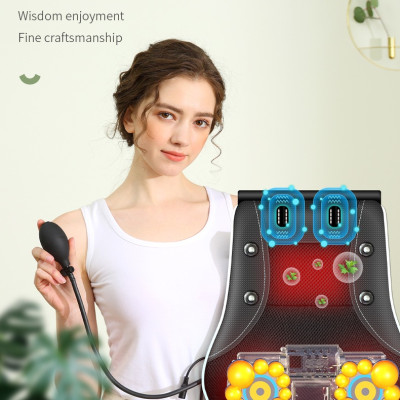 Gối Massage Đa Năng VISPO VP-G22 - Máy Mát xa Toàn Thân Nhiệt Hồng Ngoại - Chuyên Sâu Cho Cổ, Vai Gáy, Lưng Dưới, Đùi, Chân - Sử Dụng Tại Nhà, Văn Phòng, Trên Ô Tô