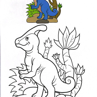 Sách - Bé Tập Tô Màu - Khủng Long