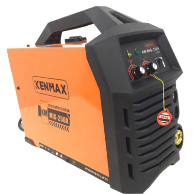 MÁY HÀN 2 CHỨC NĂNG MIG/QUE (DÙNG CUỘN DÂY THUỐC 5KG, CHUYÊN KÉO QUE 3.2MM) KENMAX MIG/MMA 250A- HÀNG CHÍNH HÃNG