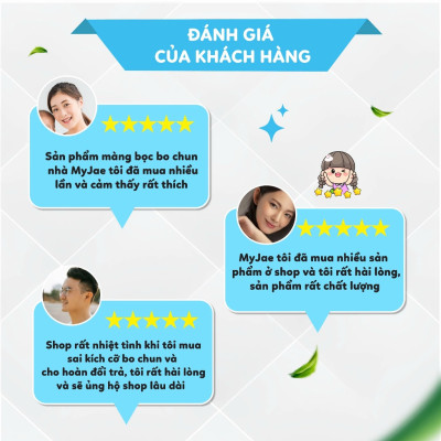  Bịch Màng Bọc Thực Phẩm Bo Chun MyJae (1 Bịch 50 Cái)