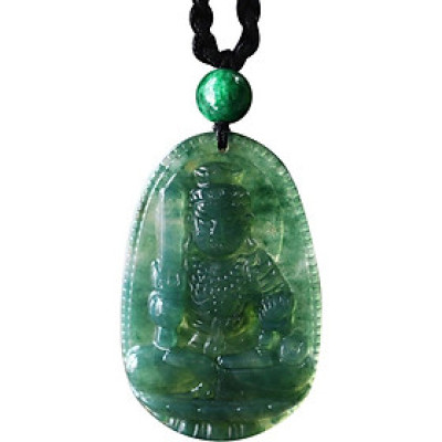Mặt Dây Chuyền Bất Động Minh Vương Chalcedony Ngọc Quý Gemstones (5 x 3.3 cm)