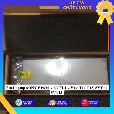 Pin dùng cho Laptop SONY BPS30  Vaio T11 T13 SVT11 SVT13 - Hàng Nhập Khẩu New Seal