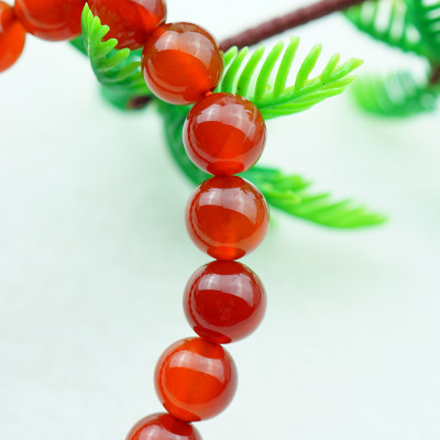 Vòng tay mã não đỏ tự nhiên 10 mm