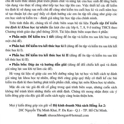 Tuyển Tập Đề Kiểm Tra Định Kì Khoa Học Tự Nhiên Lớp 8 (Dùng Chung Cho Các Bộ SGK Hiện Hành) _HA