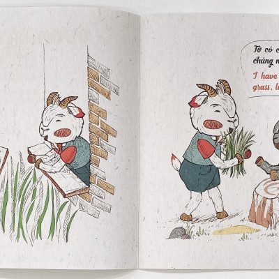 Rèn Luyện Thói Quen Tốt 2-6 Tuổi: Đừng Nhút Nhát Thế, Dê Đen (Song Ngữ)
