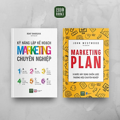 Combo 2 cuốn Marketing Plan + Kỹ Năng Lập Kế Hoạch Marketing Chuyên Nghiệp - Bản Quyền