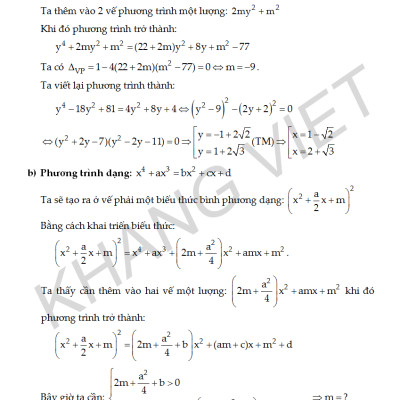 Khám Phá Bí Quyết Kì Thi THPT 2 Trong 1 Phương Trình, Bất Phương Trình, Hệ Phương Trình, Bất Đẳng Thức _KV	