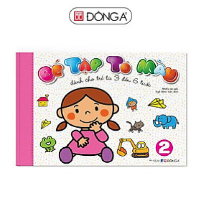Sách - Bé Tập Tô Màu - Tập 2 - Dành Cho Trẻ 3-6 Tuổi - Đông A