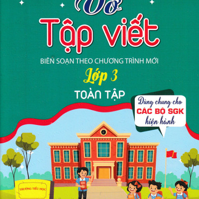 Combo Vở Tập Viết Lớp 1 + Lớp 2 + Lớp 3 Toàn Tập (Dùng Chung Cho Các Bộ SGK Hiện Hành) (Bộ 3 Cuốn) - HA
