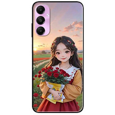 Ốp lưng cho Samsung A04 - A04s - A05 - A05s - Thiếu Nữ Cầm Hoa Hồng - Hàng Chính Hãng