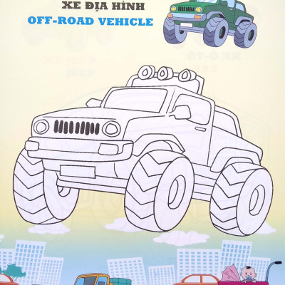 Em Tập Tô Màu - Chủ Đề: Các Loại Phương Tiện Vận Chuyển