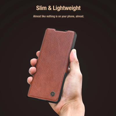 Bao Da dành cho Samsung Galaxy Z Fold 7 , Z Fold 6 hiệu Nillkin Aoge Leather Cao Cấp - Hàng nhập khẩu